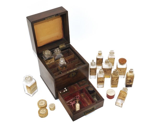 FNM336865  Credit: Medicine chest owned and used by Florence Nightingale in the Crimea (mixed media) by  Florence Nightingale Museum, London, UK/ The Bridgeman Art Library Nationality / copyright status: out of copyright